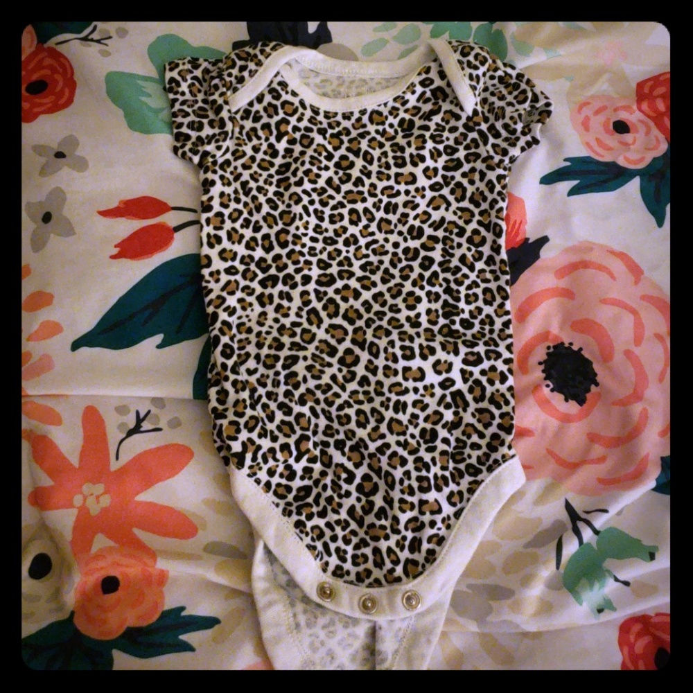 Very fashionable leopard onesie